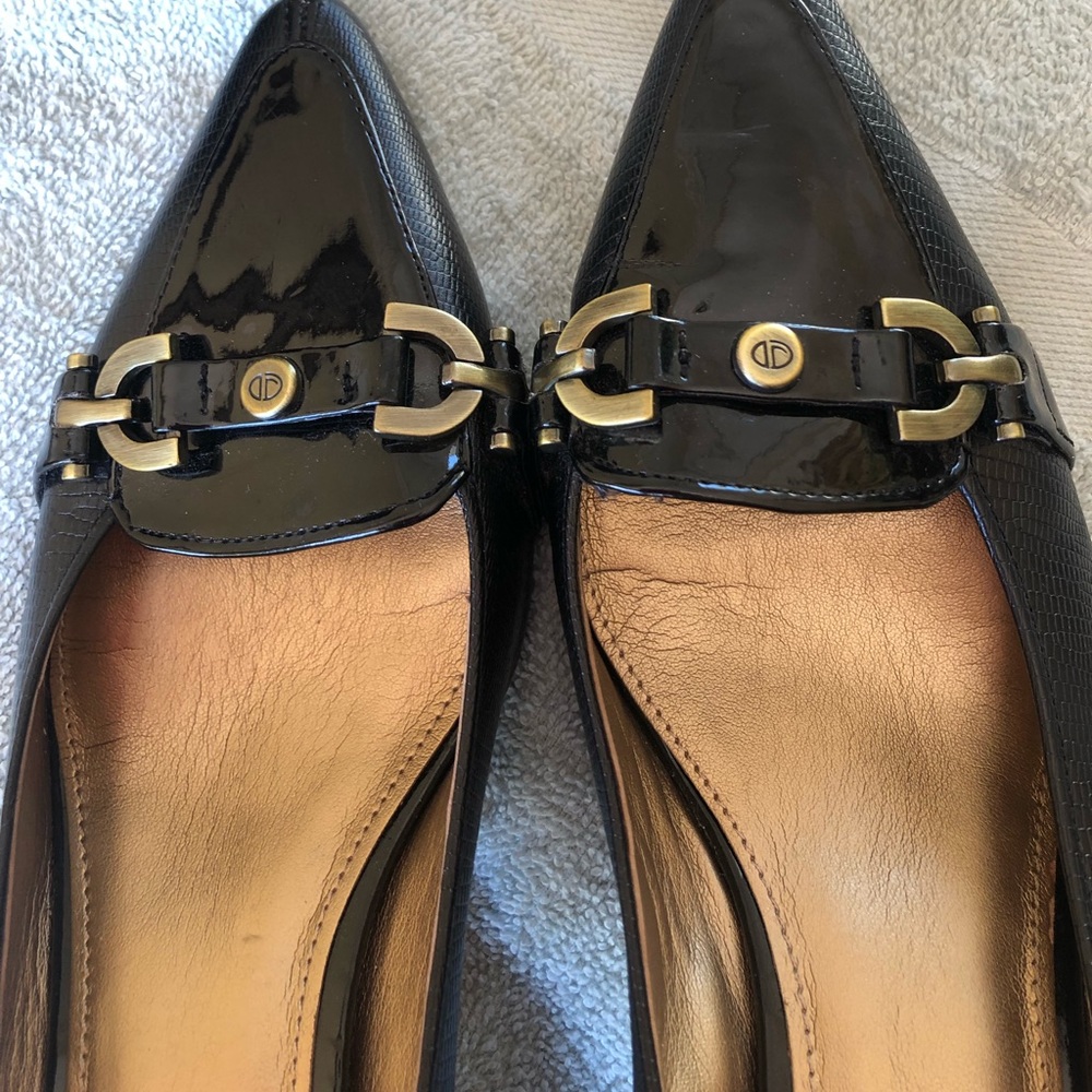 Dressy new patent leather shoes by Joan David